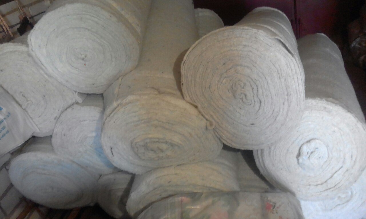 Полотно холстопрошивное белое ш.150 см - Империя ткани