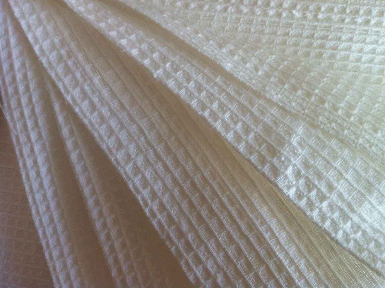Вафельное полотно (отбеленное) - Империя ткани