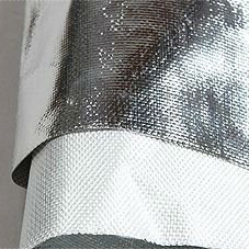 Стеклоткань с алюминиевым покрытием фольгированная - Империя ткани